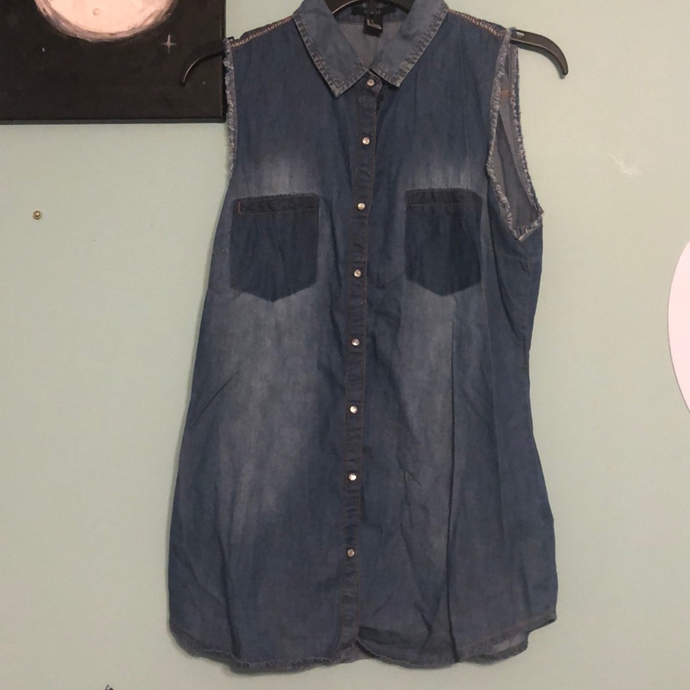Jean Tank Top